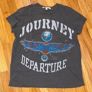 Distressed graphic tee